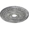 Ekena Millwork Wreath Ceiling Medallion (Canopies up to 6"), 21 1/8"OD x 3 5/8"ID x 7/8"P, Ultra Pure White Crackle CM21WRUWC - alternate 2